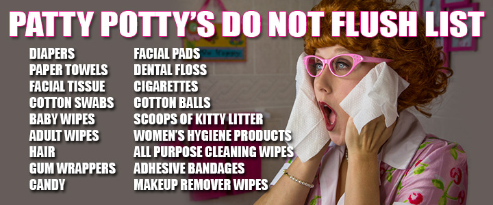 Patty Potty Dont Flush List